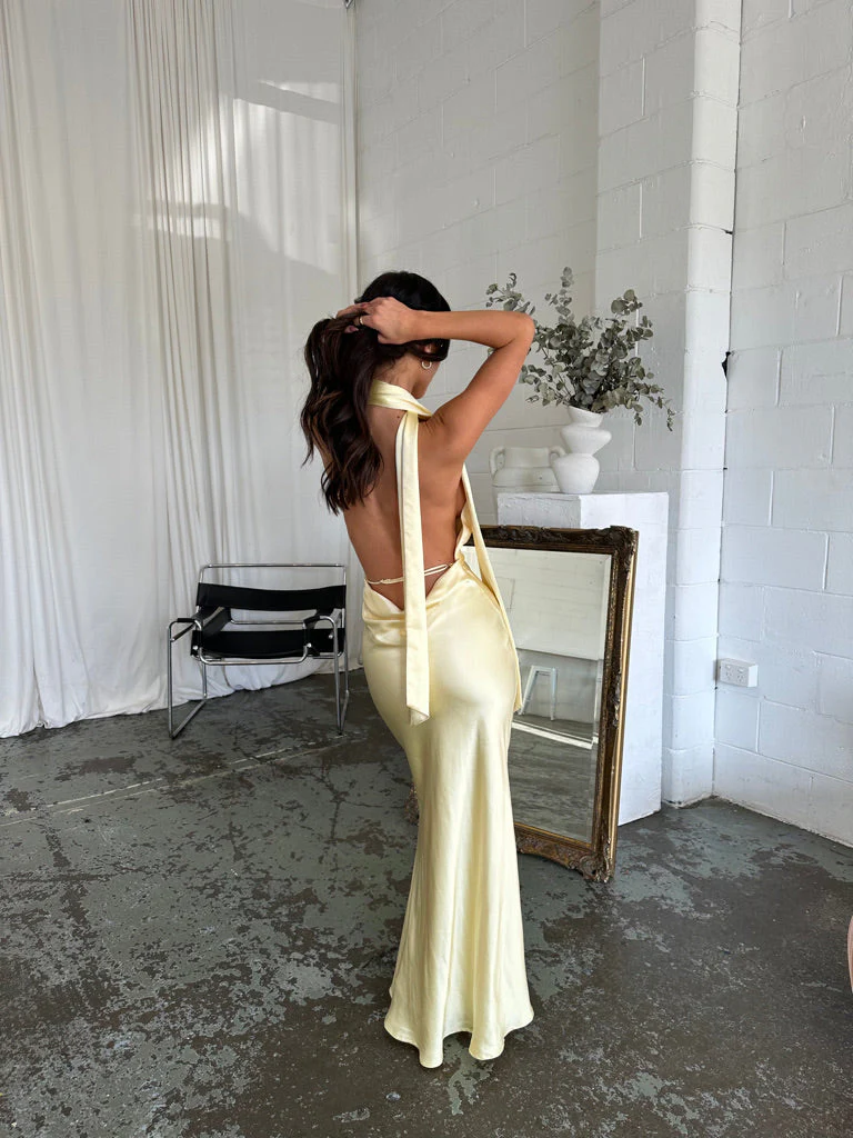 MILA SATIN MAXI DRESS